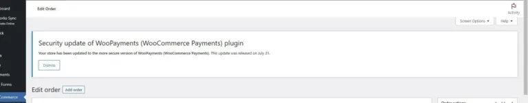 WooCommerce notice not going away or stuck