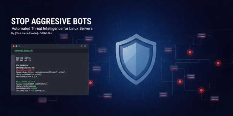 Stop Aggressive Bots in Their Tracks: Automated Threat Intelligence for Linux Servers